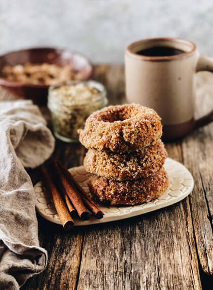 Baked Homemade Cinnamon Sugar Donuts