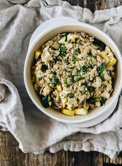 Cheesy Baked Zucchini and Yellow Squash Casserole